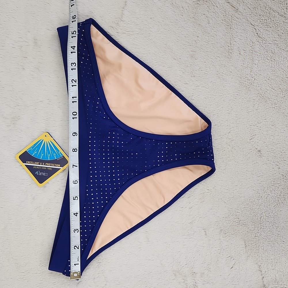 NEW Fabletics Valentina Bikini Bottom Royal Blue | Women's Size Medium NWT - Picture 3 of 9